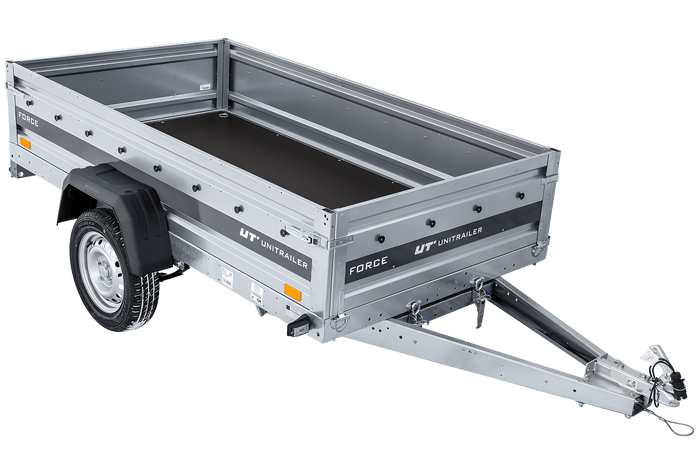 Ungebremster Anhänger mit Blattfedern 230×125 UNITRAILER FORCE 230/R KIPP-Neu
