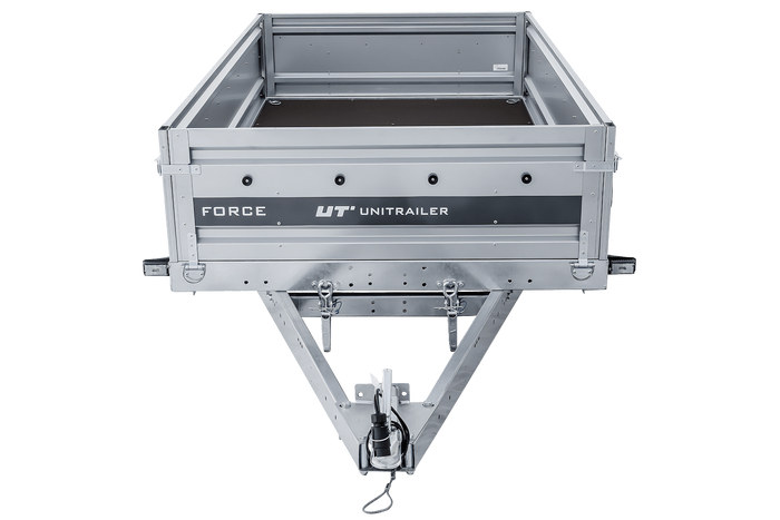 Ungebremster Anhänger mit Blattfedern 230×125 UNITRAILER FORCE 230/R KIPP-Neu