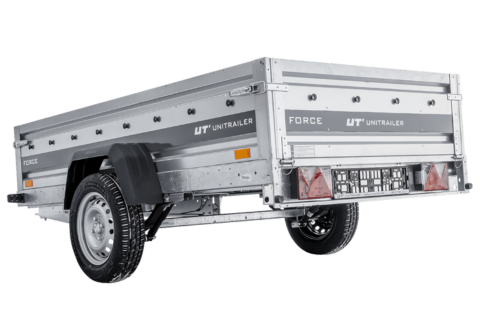 Ungebremster Anhänger mit Blattfedern 230×125 UNITRAILER FORCE 230/R KIPP-Neu