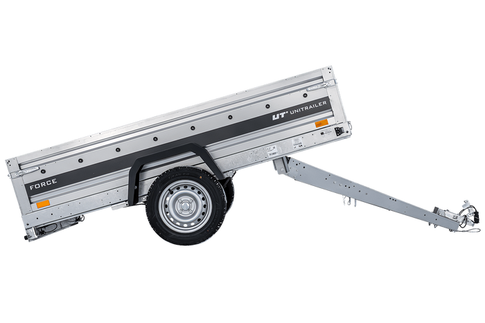 Ungebremster Anhänger mit Blattfedern 230×125 UNITRAILER FORCE 230/R KIPP-Neu