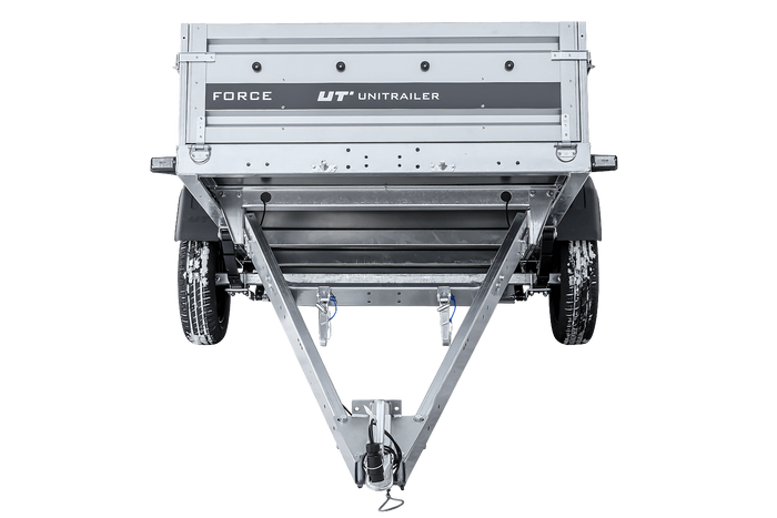 Ungebremster Anhänger mit Blattfedern 230×125 UNITRAILER FORCE 230/R KIPP-Neu