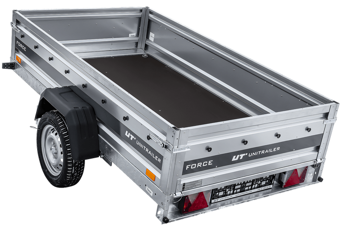 Ungebremster Anhänger mit Blattfedern 230×125 UNITRAILER FORCE 230/R KIPP-Neu