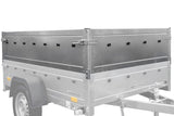 Neu Anhänger GARDEN TRAILER 150 KIPP mit zusätzlichen Bordwänden, Stützrad und Flachplane-Neu